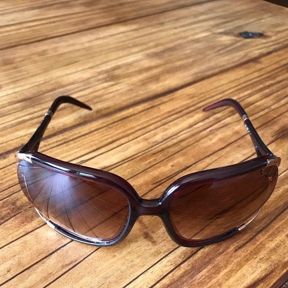 Roberto Cavalli Burgundy Sunglasses with Case